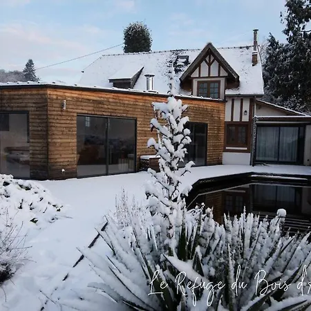 Le Refuge Du Bois D'Amour Arnieres-sur-Iton Exterior foto