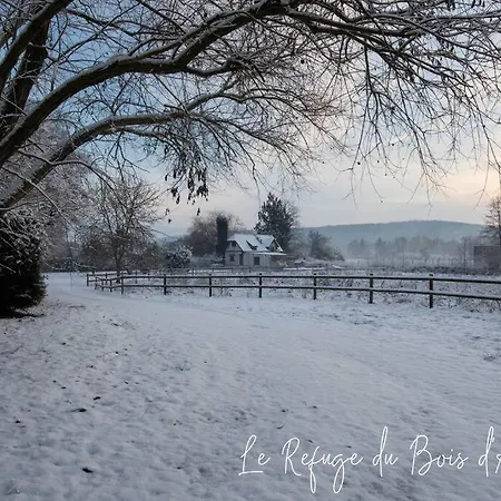 Le Refuge Du Bois D'Amour Arnieres-sur-Iton Exterior foto